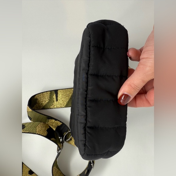 THINK ROYLN Black Quilted Bag with Camouflage Strap - Picture 3 of 9
